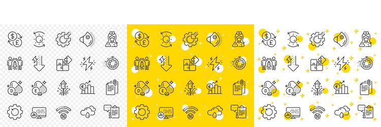 outline clipboard report statistics and document vector