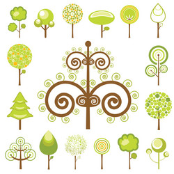 tree graphics vector image