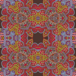 Intricate Zentangle Pattern vector image