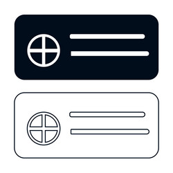 this design features a set of black web ico vector image