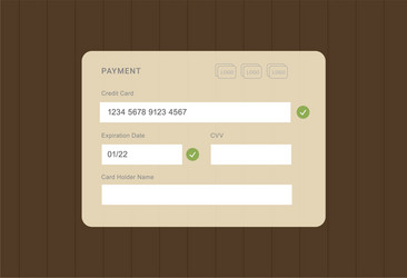 ui for web and mobile vector image