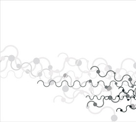 abstract molecular structure background vector image