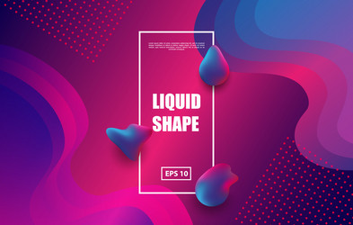Fluid Color Gradient Background vector image