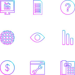 seo technology internet flags computer eps vector image