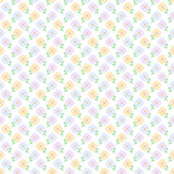 seamless pattern with small flowers vector