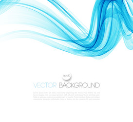 smooth wave stream line abstract header layout vector image