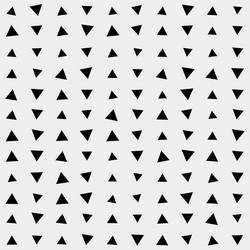 pattern monochrome background simple triangle vector image