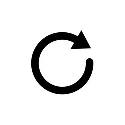 refresh icon reload update vector image