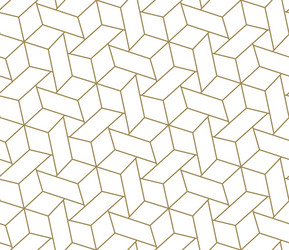 seamless pattern with abstract geometric line vector image