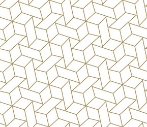 seamless pattern with abstract geometric line vector