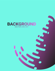Abstract Color Rounded Shapes Background vector image