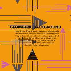 abstract geometric pattern and background vector image