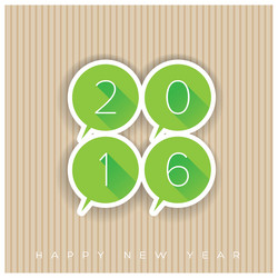 Happy new year 2016 vector