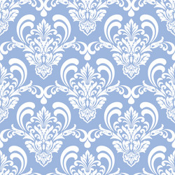 Damask seamless pattern background vector