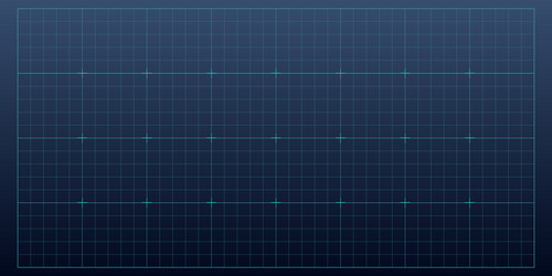 hud grid game panel graph with dots lines vector image