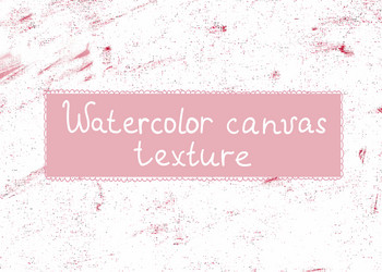 Pink watercolor canvas background or texture vector