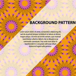 abstract geometric pattern and background vector image