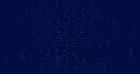 abstract zero and one numbers binary code vector image