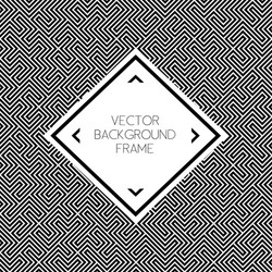background pattern with frame vector image