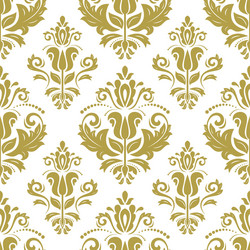 Damask seamless pattern vector