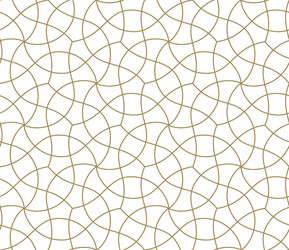 seamless pattern with abstract geometric line vector image