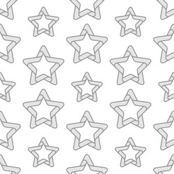 Stars and constellations seamless pattern Vector Image