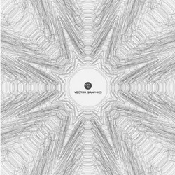 minimalistic background in form wavy vector image