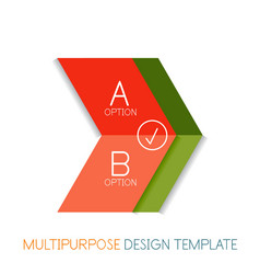 Paper geometric shape multipurpose design template vector