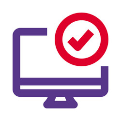 task and to-do list management on desktop vector image