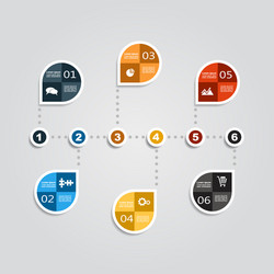 template with place for your data vector image