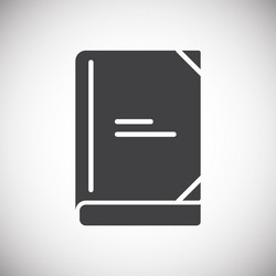 writing related icon on background for graphic vector image
