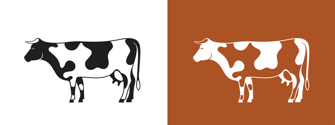 Cow logo Royalty Free Vector Image - VectorStock
