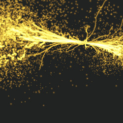 electricity lighting effects array with dynamic vector image
