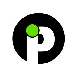 ip company name initial letters monogram vector image