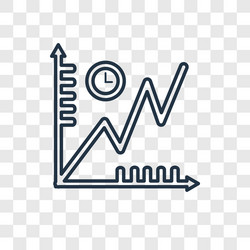 linear icon isolated on transparent background vector image