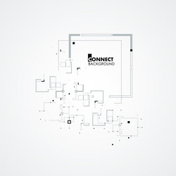 line square circle elements vector image
