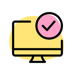 task and to-do list management on desktop vector image