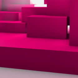 abstract background with overlapping geometric vector image