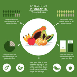 infographic icon nutrition design graphic vector