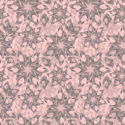 seamless gray openwork pattern of abstract vector image