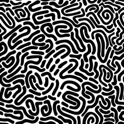 seamless pattern with simple shapes vector image