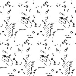abstract seamless pattern with dots lines vector image