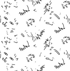 abstract seamless pattern with dots lines vector image