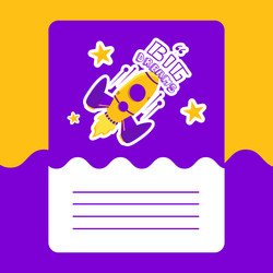 notes paper with big dreams sticker design vector image