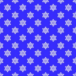 Snowflakes pattern vector