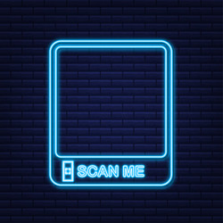 qr code for mobile app payment and phone scan me vector image