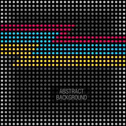 Abstract background with colorful lines vector