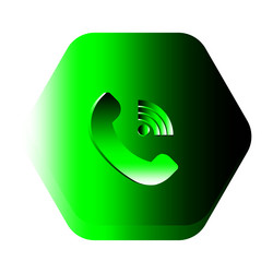 call icon unique design for usable anywhere vector image