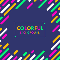 colorful line element geometric pattern background vector image
