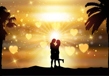 Couple Sunset Line Pencil Drawing Vector. Love Man, Woman Happy, Romance  Beach, Romantic Summer, Together Two Silhouette Couple Sunset Character.  People Illustration Royalty Free SVG, Cliparts, Vectors, and Stock  Illustration. Image 198213629.